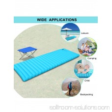 Self Inflating Air Mattress Inflatable Sleeping Pad Outdoor Bed Camping Mat BYE